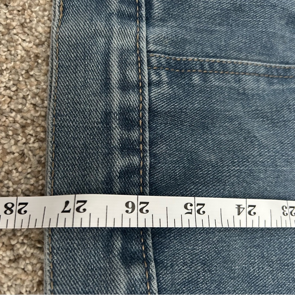 Denim three button layering vest L - Picture 5 of 5